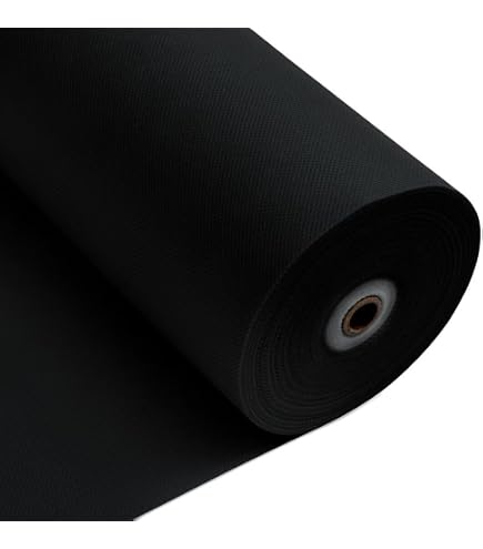 50 Meter Rolle Papiertischdecke, 100 Cm Breit, Schwarz Mit Damastprägung - Einweg-Tischdecke Für Events