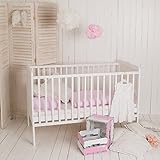 Puckdaddy Babybett „Wolke“ 140 x 70 cm weiß, auch als Kinderbett nutzbar - 3