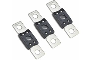 Kofelec Méga fusible à courant élevé, ANM 60A Amp, jusqu'à 58V DC, utilisé pour les voitures, les camions, les bus ou les systèmes audio, paquet de 3 (60A)