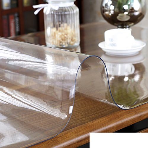 Coffee table pad tablecloth pvc waterproof anti-rust oil-free transparent-A 90x140cm(35x55inch)