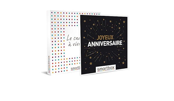 Smartbox Coffret Cadeau D Anniversaire Idee Cadeau Original Pour Homme Ou Femme Experiences D Exception Sejours Gastronomie Aventure Amazon Fr Beaute Et Parfum