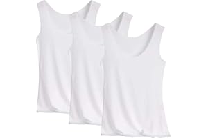 LANUNLLY 3 Pack Camisetas Tirantes Mujer Deporte Verano Basica Tops Deportivos Fitness Gym sin Mangas Tank Suave Ligera Casual Yoga Top Deportiva Correr Atlético Gimnasio Shirt Blusa Interiores Talla Grande