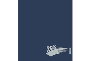 Foto-Malen-Basteln Bastelkalender dunkelblau 2026: Fotokalender zum Selbstgestalten. Do-it-yourself Kalender mit festem Fotokarton. Edle Folienprägung. Format: 21,5 x 24 cm
