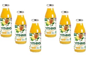 Vitabio - 100% Pur Jus - Ananas 50 cl - PACK de 6 - BIO