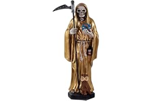 DORAZEN Figura Santa Muerte 15 cm (Dorado)