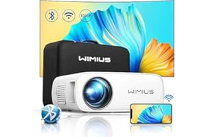 Proyector Full HD 1080P 15000lm wimius WiFi Bluetooth Proyector de vídeo de Cine en casa