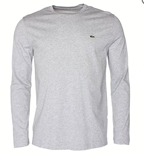 Lacoste Mens Crew T Shirt Long Sleeve Grey Xl Desertcart INDIA