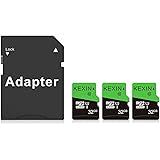 KEXIN 32GB Micro SD Card 3 Pack Micro SDHC Memory Card + SD Adapter UHS-1 Class 10 External Memory Card TF Card C10, U1, 32 G
