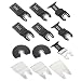 Produktbild KKmoon 12pcs HCS HSS SS Sägeblatt Oszillierwerkzeug Zubehör für Dremel Fein Multimaster Makita Bosch Rockwell Sonicrafter Worx in Metall Holz Gips Multitools Multifunktionswerkzeuge Schwarz Silber