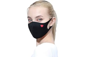 Zolimx anti-smuts pollen damm flervägs munskydd för cykling ridning dammtät utomhus kvinnor tvättbar återanvändbart skydd tryck ansiktsskydd (D)