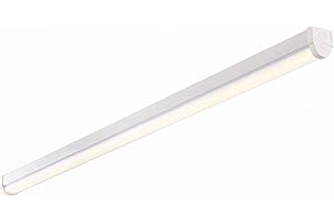 BETTA LIGHTING LED Linear Batten Light Fitting - 6ft 180cm LED Batten - Energy Saving - Instant Start-Up - Flicker Free - 3 Way Fast Fix Terminal Block - Cool White 4000K - 6000 Lumens - IP20 Indoor Ceiling Light