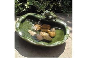 SUNNY FOUNTAINS Smart Garden Ceramic Frog Water Fountain
