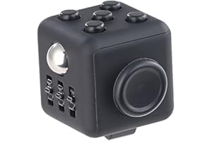Newgen Medicals Fidget Cube: Anti-Stress-Würfel mit 5 Funktionen gegen Nervosität, Stress und Wut (Fidget Würfel, Spielzeug gegen Nervosität, Geduldspiele)