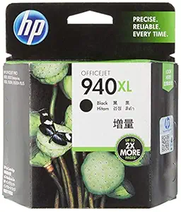 HP 940XL Officejet Ink Cartridge, Black