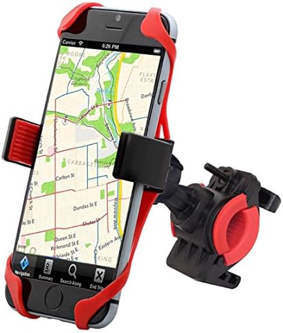 Ideal Products Bike Holder Mobile Phones - Universal fit for all smartphones & GPS. Anti-slip grip Fastening rubber band for all 4 sides. Perfect immobilization. Easy to install -no tools required