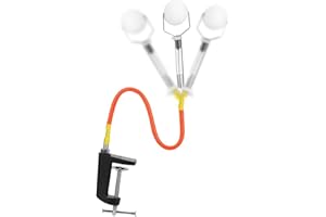 BOROCO Entrenador de Tenis de Mesa, Spin Trainer Profesional Ajustable Ping Pong Entrenamiento Robot Fijo Rápido Rebote Bola Clip Máquina de Entrenamiento Hecho de PVC Fijo Rebote Bola Máquina