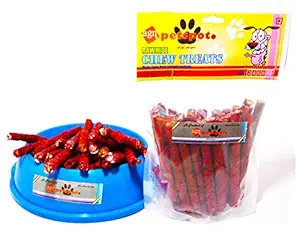 AGNpetSpot Chew Sticks | Easily Digestible Rich of High Proteins | Munchy Dog Treat | Buffalo Flavor for Dog - (Beef, 1KG)