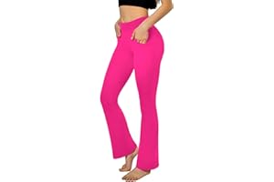 Sinophant Dzwony do jogi, damskie legginsy z wysokim stanem, nieprześwitujące, spodnie do biegania z kieszeniami