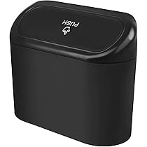 Poubelle De Voiture Avec Couvercle, Organisateur Avec Sacs De Rangement, Poubelle De Voiture Pliable, Portable, étanche, Grande Capacité De 10 L, Poubelle Suspendue De Voiture, Poubelle Polyvalente