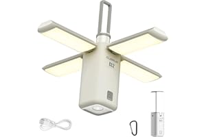 KLARUS CL2 Lampe Camping Multifonctionnelle, 10000 mAh rechargeable Lanterne Camping déformable, 750 lumens ,8 modes d'éclairage, lanterne LED étanche IPX5 pour tentes, pêche, randonnée d'urgence