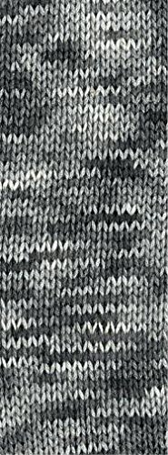 #Lana Grossa Linarte Color 105 Silbergrau/Platingrau/Granitgrau 50g