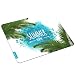Produktbild JUNIWORDS Mousepad / Mauspad mit Motiv "Summer Türkis-Weiß" - ideales Geschenk zum Geburtstag, Weihnachten u.v.m.