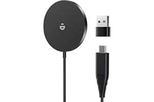 ROROSKIN Mag-Safe ładowarka do iPhone'a, magnetyczna bezprzewodowa stacja ładująca do iPhone 12/13/14/15 i AirPods Magnetic Wireless Charger Pad