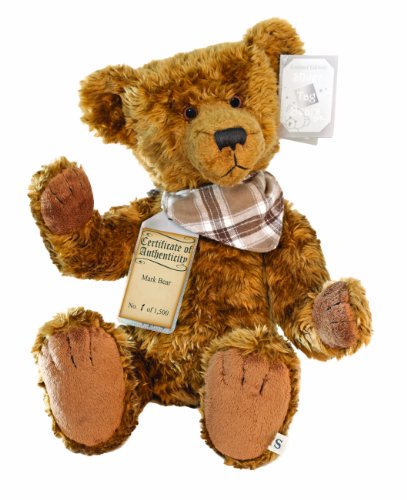 Suki Gifts 17021 – Collector's Edition Silver Tag Bear Mark, 47 cm