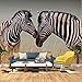 Produktbild Benutzerdefinierte Fototapete Tiger Lion Elephant Animal Großes Wandgemälde 3D Wohnzimmer Tapete Leopard Animal Painting Wallpaper I-450X300Cm