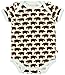 loud + proud Organic Cotton Short Sleeve Body (Chocolate, 0-6 Months)
