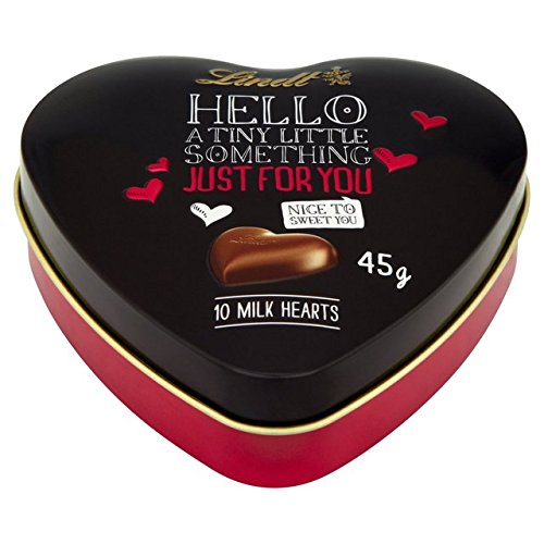 Preisvergleich Produktbild Lindt Hallo Herz 10 Milch Schokoladen-Herzen 45g