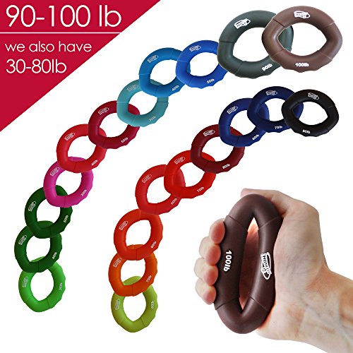 3 in 1 Hand Verstärker Grip Ringe – sehr bequem zu verwenden – Schnell erhöhen Hand Finger Handgelenk Vorderarmmuskulatur für Athleten Klettern Musiker Stress Relief & Verletzungen Rehabilitation