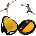 FRATELLI Throw & Catch Ball Game Fun Toy Catch and Throw Ball Outdoor Games for Kids Mix Colors Full Size 1 Set