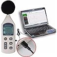Genex Digital Sound Noise Level Meter with Data Logger - Transfer data to PC with USB - High Accuracy and Instant - With Updated 2024 Software