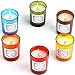 Produktbild Meilian Duftkerze Lavendel Rose Bio Sojawachs im Glas Candle, Natürlich Duftkerzen Geschenk, 15-20 Stunden, 6er Pack, für Entspannung