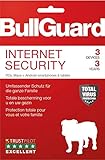 Bullguard Internet Security 2019 - Lizenz f�r 3 Jahre 3 Ger�te! Windows|MacOS|Android [Online Code] - 