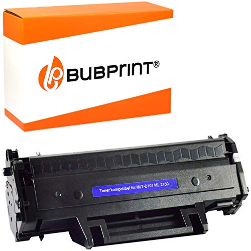 Bubprint Tóner Negro Compatible con Samsung ML-2160 MLTD101.