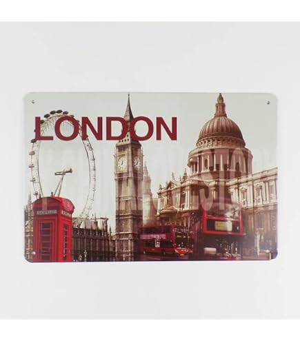 Targa Decorativa Roma Vintage In Metallo – Look Antico Con Lupa Capitolina, 30x15 Cm
