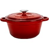 LAVA D&ouml;k&uuml;m Yuvarlak Tencere D&ouml;k&uuml;m Demir Kapak New Heritage Serisi &Ccedil;ap 26cm. Kırmızı