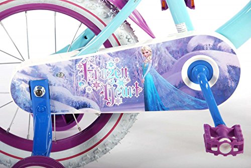 14 Zoll Mädchenfahrrad Kinderfahrrad Fahrrad Frozen Disney Eiskönigin Bike Rad VOLARE - 6