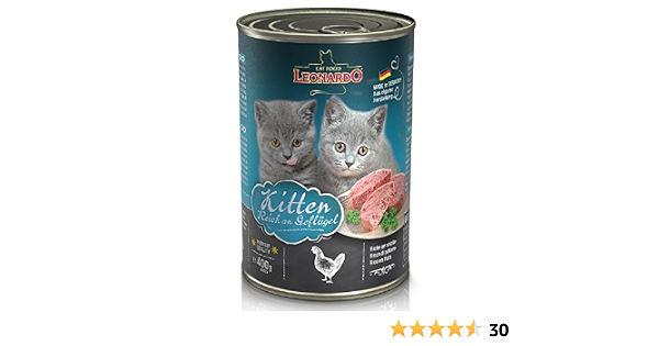Leonardo кон для котят с птицей 400г*24 756249 (4002633756244)