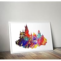 Harry Potter Inspirierter Druck, Dumbledore Poster A3 11.7 x 16.5 Zoll