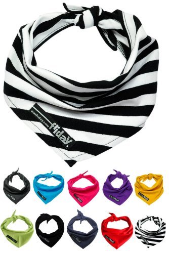 Baby Friday - triangular bandana bib - Rodeo - black