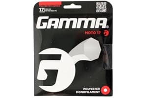 Gamma Tennissaite Moto 12,2 m Set 17 (1,24mm) schwarz, GZMO13