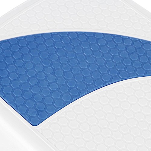 Klarfit Aerobic-Stepper ST3 Fitness Heimtrainer Steppbrett (höhenverstellbar in 3 Höhenstufen, rutschfeste Trittfläche, Belastung max. 250kg) schwarz-grau, weiß-pink oder weiß-blau - 4