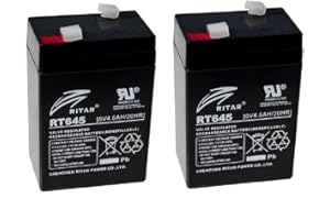 Kids Ride-On Audi TT RS Sports Car REPLACEMENT, 12v =2 x 6v-4.5ah ritar BATTERIES, 12 months warranty fully rechargeable