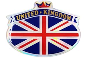 QUATTROERRE Naklejka 3D Wielka Brytania