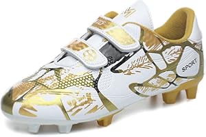 AOIKOY Scarpe da Calcio Bambino FG/AG Professionale All'aperto Sportivo Scarpe da Allenamento Teenager Bambini Scarpe Calcetto Spike Tacchetti 28-38 EU