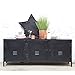 Produktbild GIGA Industrie Design TV Möbel DEX Tisch Fernseh Kommode Rack Board Metall Vintage schwarz