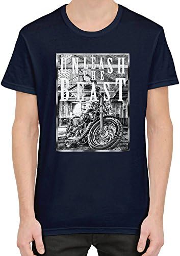 Unleash The Beast Collection T-Shirt For Men| Custom -Printed Tee| 100% Superior Combed/Ring-Spun Cotton| Premium Quality DTG Printing| Unique Clothing For Men By Teezer Tee Medium